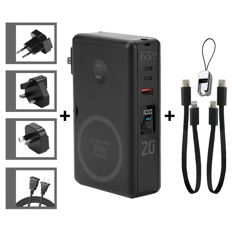 Laptop Charger - 65W GaN USB C Charger Power