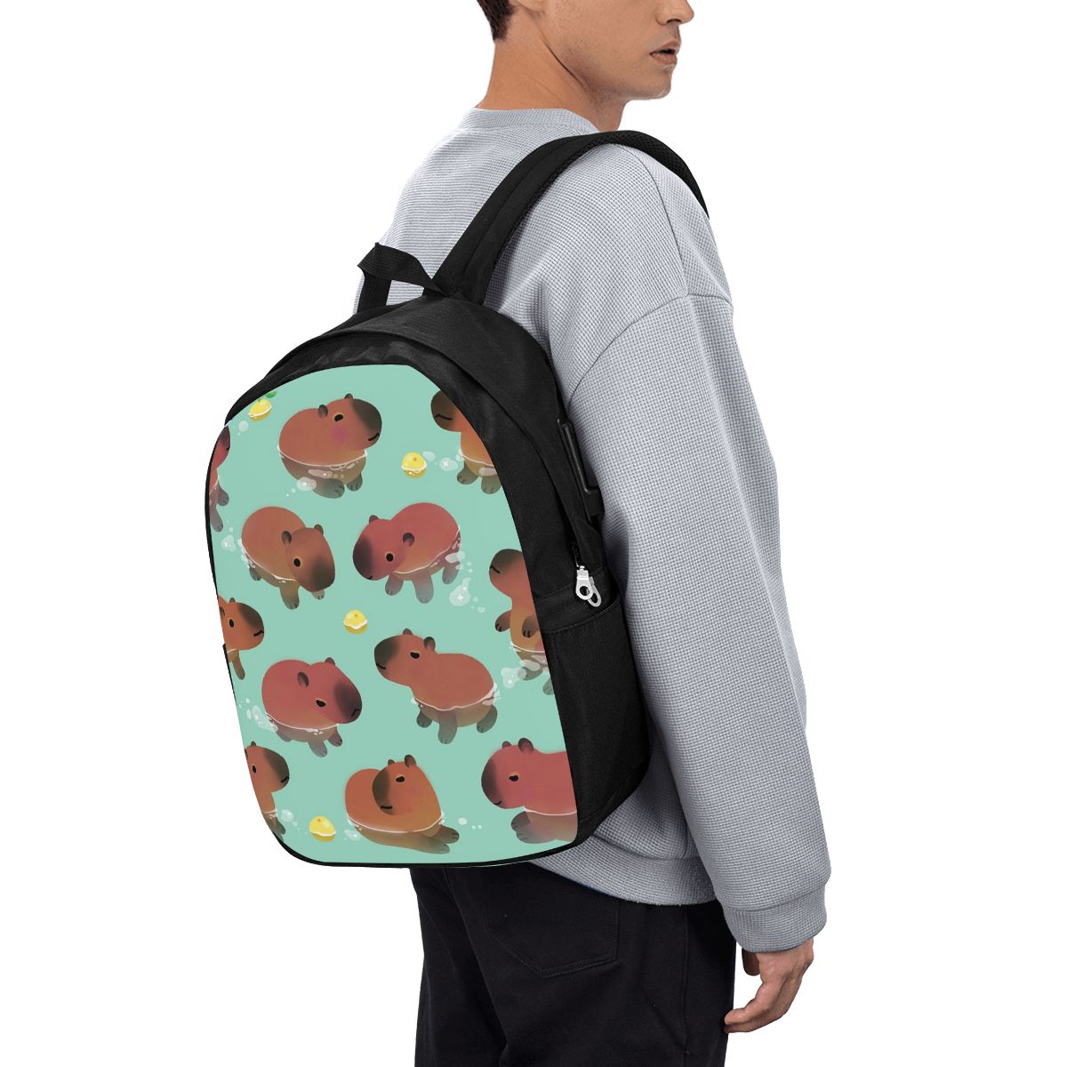 Capybara Animal Pattern Backpa - Laptop Bag review and price