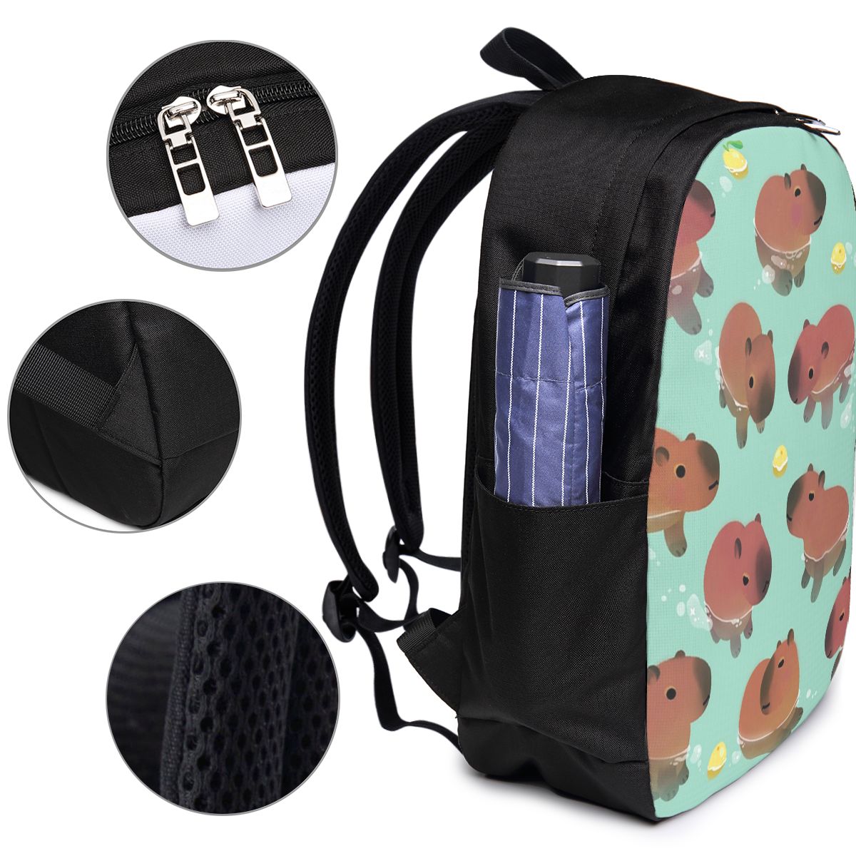 Capybara Animal Pattern Backpa - Laptop Bag review and price