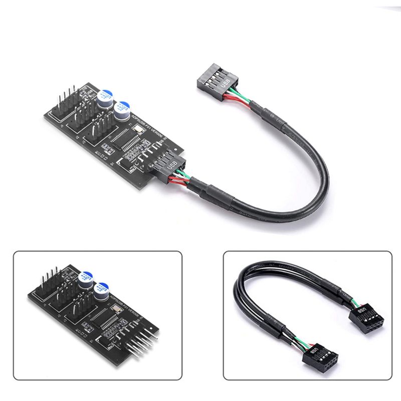 ABQX 9Pin USB Hub Connector US - Usb Hub review and price