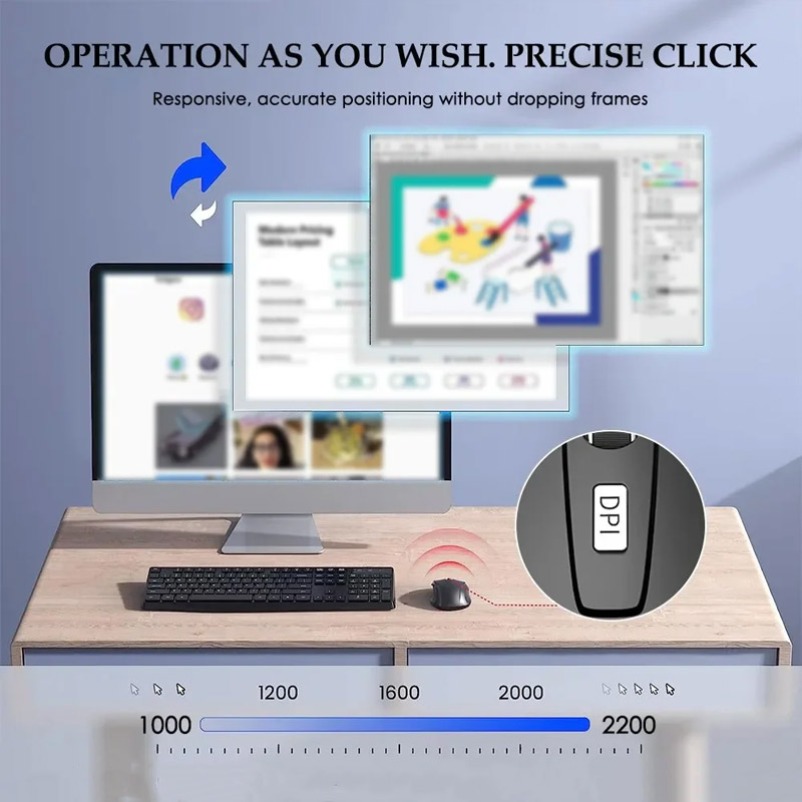 Wireless Mouse Silent Mouse 2. - Laptop Mouse review and price