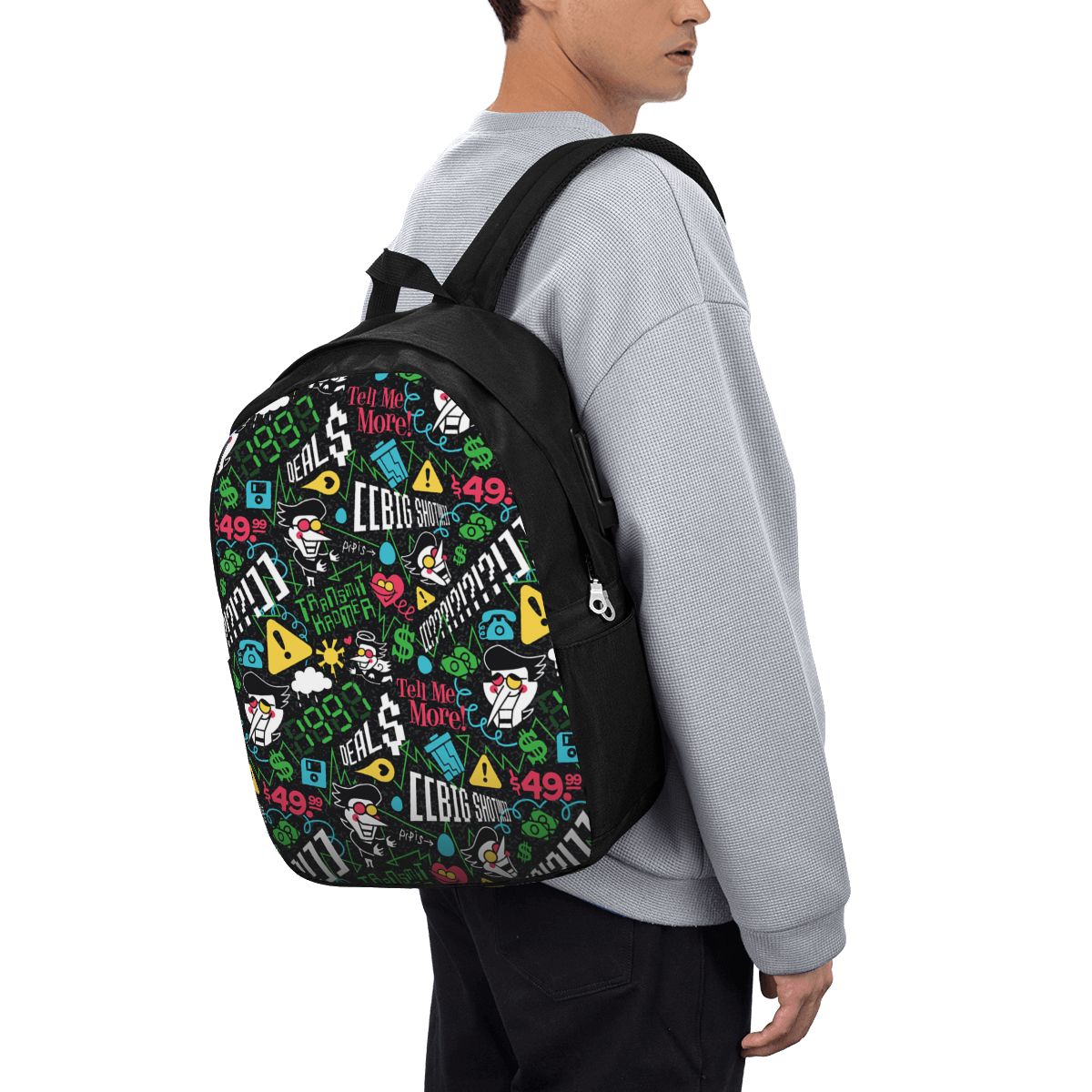 Deltarune SPAMTON G Backpack T - Laptop Bag review and price
