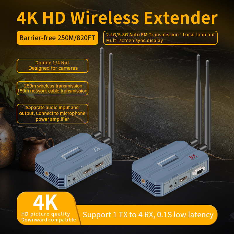 4K HDMI Wireless Extender 250m - Hdmi Cable review and price