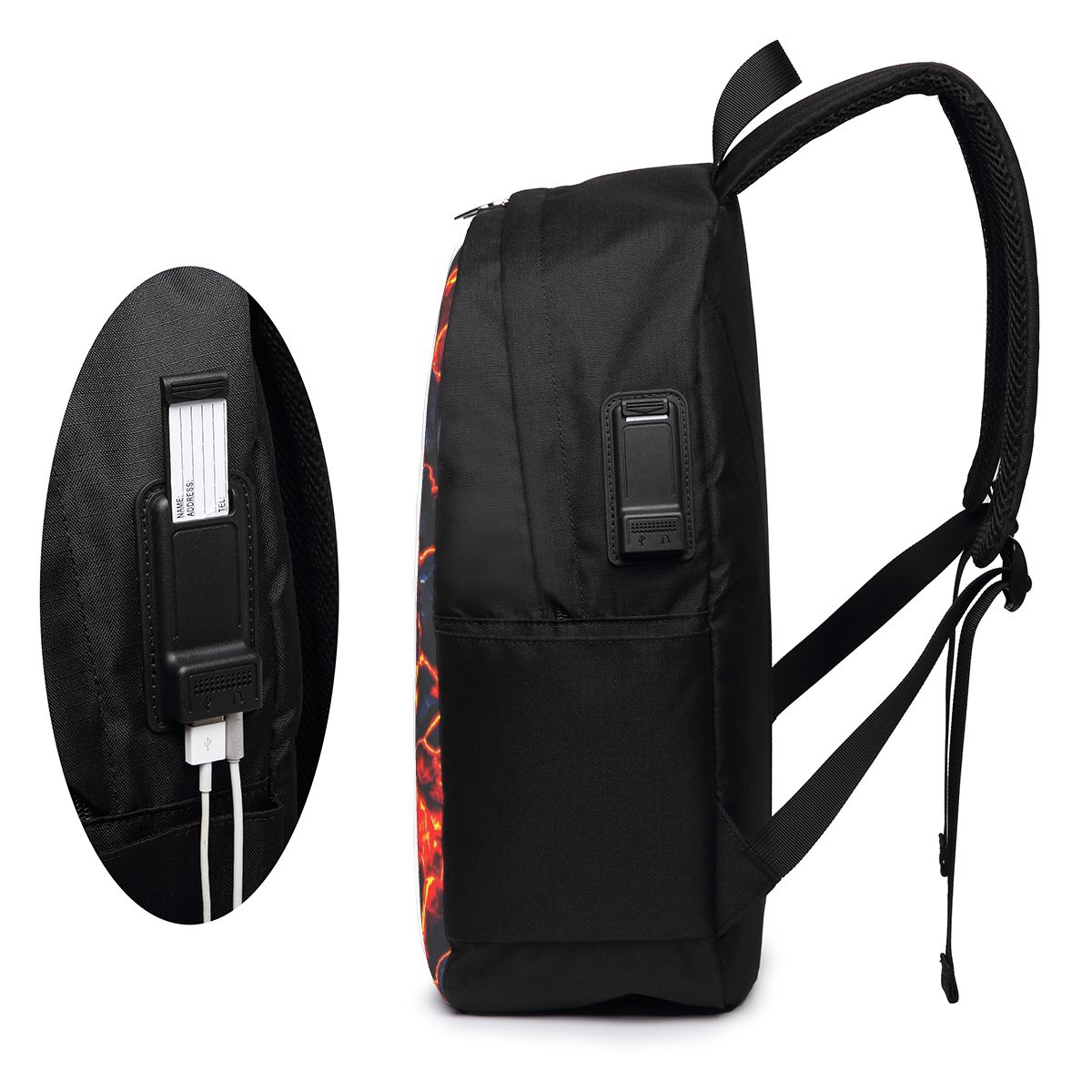 Magma Volcano Lava Fire Backpa - Laptop Bag review and price