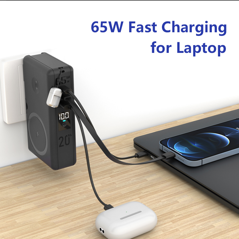 65W GaN USB C Charger Power Ba - Laptop Charger review and price