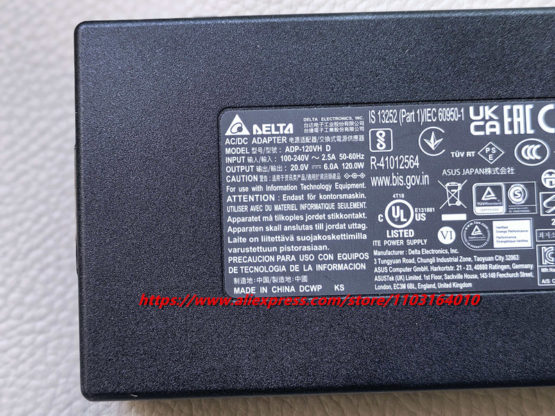 Genuine DELTA ADP-120VH D AC/D - Laptop Charger review and price
