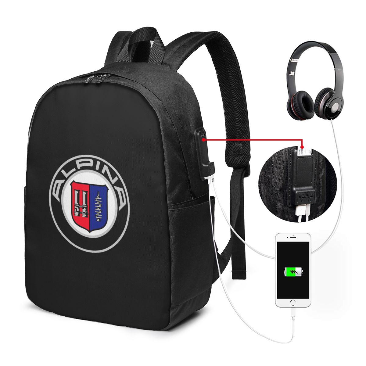 Alpina - Classic Car Logos Bac - Laptop Bag review and price