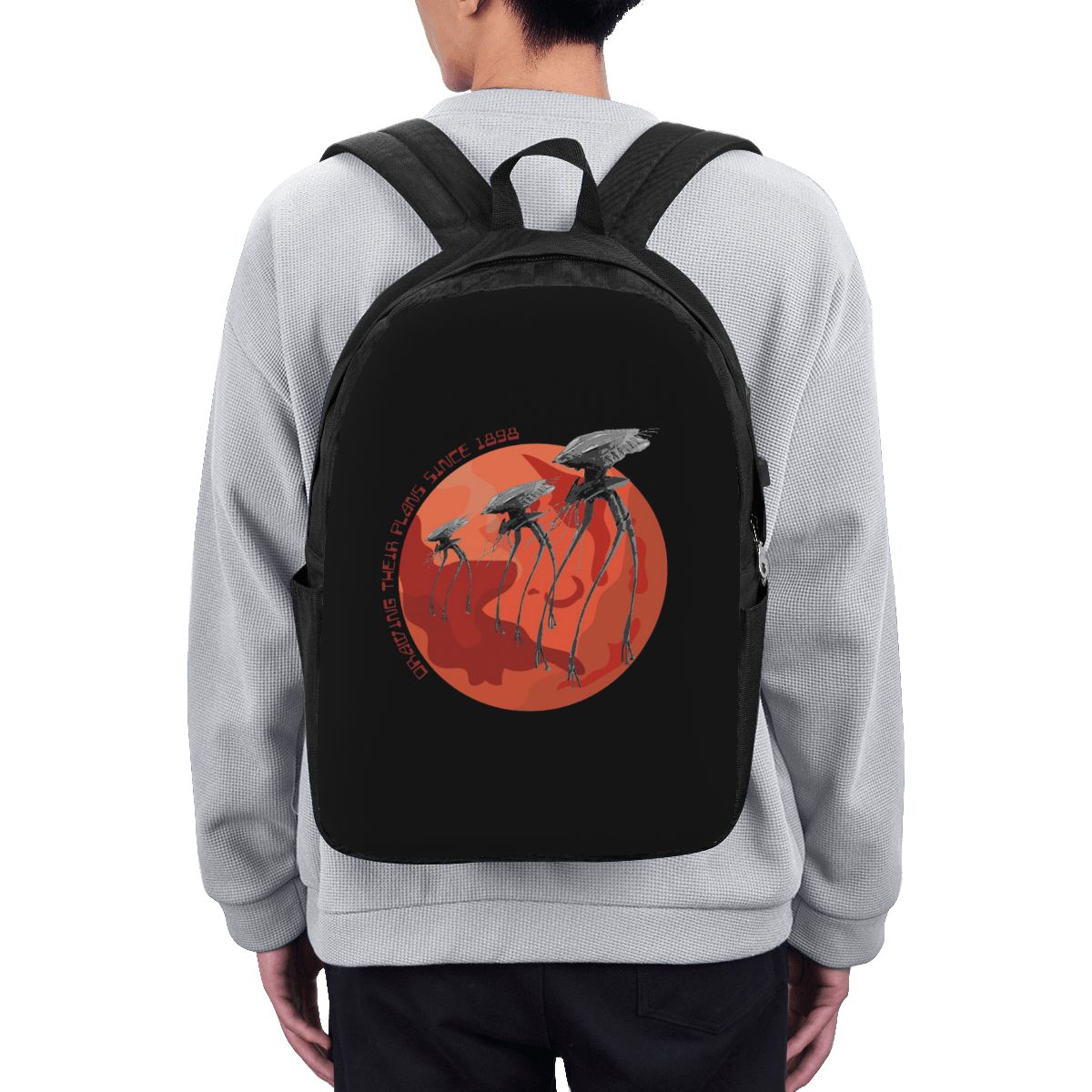 War Of The Worlds Drawing Thei - Laptop Bag review and price