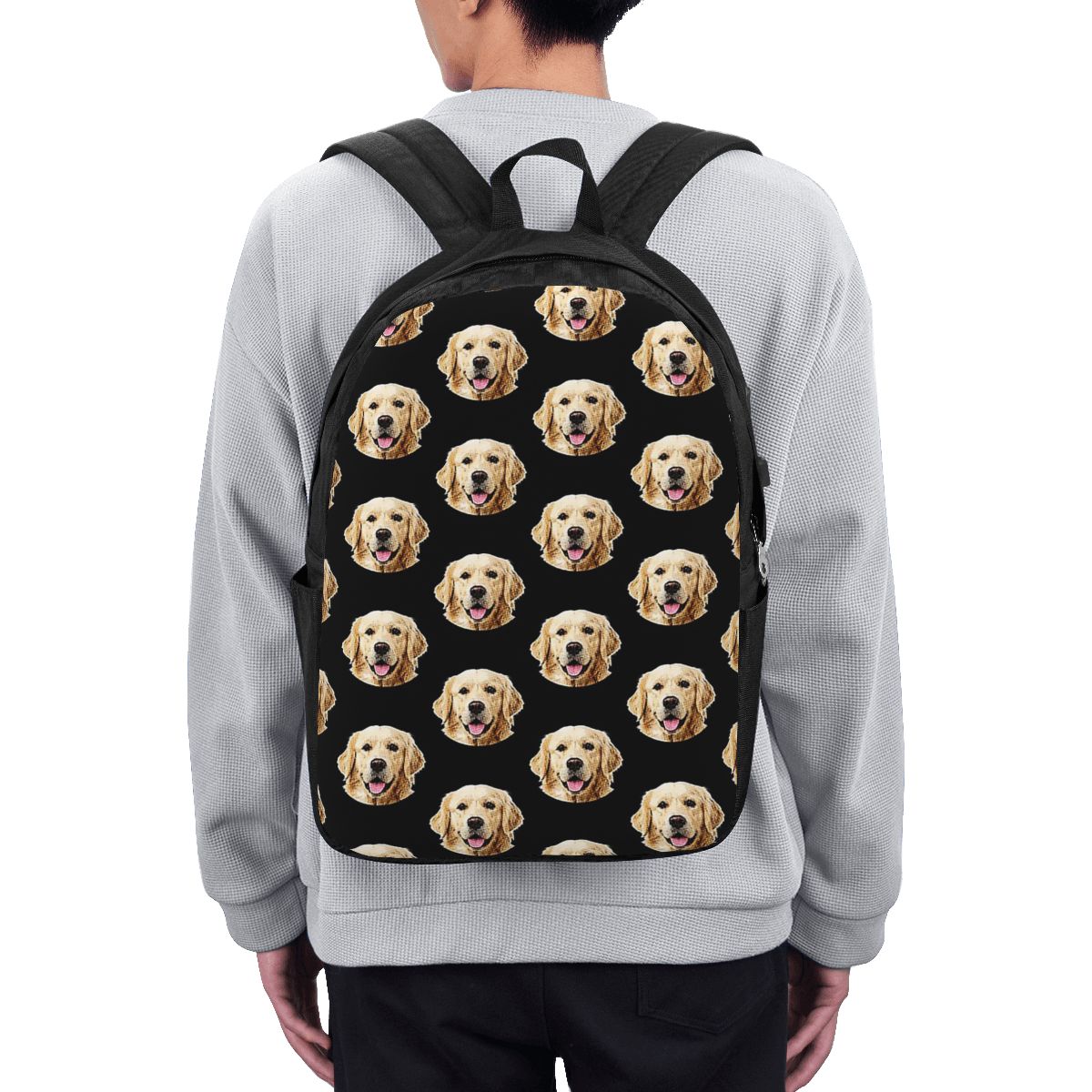 Funny Golden Retriever Face Po - Laptop Bag review and price