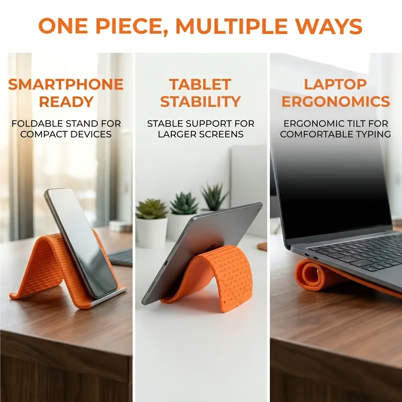 Flexible Folding Phone Holder  - Laptop Stand review and price