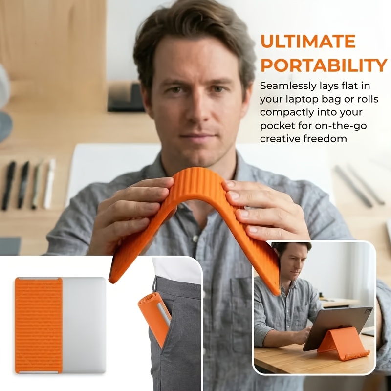 Flexible Folding Phone Holder  - Laptop Stand review and price